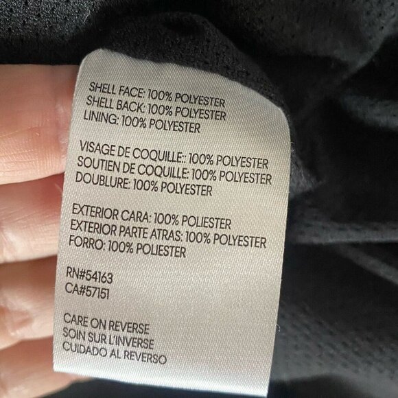 Calvin Klein Hooded Zip-Up Jacket Mens L Black Nylon Outdoors - Picture 9 of 14